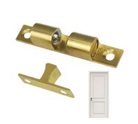 Double Ball Tension Roller Catch Latch | Furniture Door Ball Latch | Cabinet Do-or Catch Closet Do-or Hardware Copper Bead Buckle For Furniture Cabinet Closet Door Bookshelf
