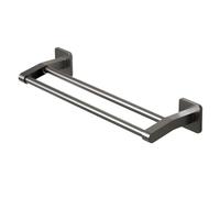 Double barre de serviette de bain - Pas de cintre de serviette de cuisine, porte-serviettes magnétique | Support mural adhésif pour serviettes de salle de bain, cintre réglable pour porches, chambres,