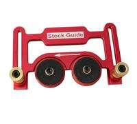 Double Bearing Roller Featherboards, Aluminum Alloy Roller Featherboards for Table Saw Router Tables Band Saws Jig Guides, Press Feeder for Woodworking Featherboard Cutting Limit