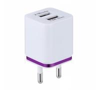 Double bloc de charge USB, double bloc de charge USB, adaptateur de charge avec Smart Charging - Double bloc de chargement, chargeur mural pour téléphone portable, portable et sûr pour téléphone