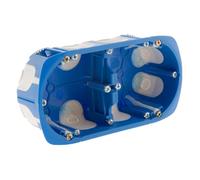 Blm - Double boîte cloison No Air Multimat Ø67x40mm - Bleu