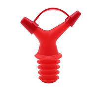 Double bouchon de bouche anti-fuite pour bouteille de vin rouge vinaigre sauce huile épices bouteille bouchon bec verseur déflecteur de cuisine