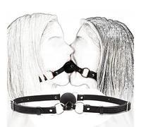 Double Boule B's m Bouche Silicone Couple Anneau de Balle