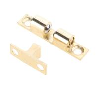 Double boule réglable en cuivre - Ressort - Boucle de fixation pour meubles - Pour armoires de salle de bain - Dispositif d'aspiration de porte de casier à ressort