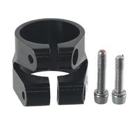 Double boulon pour tige de selle de vélo 31,6 mm 34,9 mm - Fixation robuste en alliage d'aluminium pour cadre et tige de selle en fibre de carbone - Noir