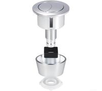 Double bouton de chasse compatible avec Fluidmaster Pro550uk, ouverture de 20 mm à 60 mm, finition dorée (chromé)