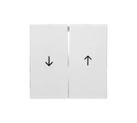 Double bouton/flèche/blanc mat B3 16251909 B.1.3.7
