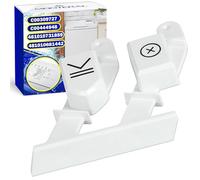 Double Bouton pour Machine a Laver Top avec Code Original 481010731859 C00309727 pour Whirlpool pour Bauknecht pour Ariston pour Indesit pour Philips - Garantie de 10 Ans - MONTERAL