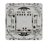 Double bouton poussoir lumineux LED composable IP55 IK07 gris Appareillage étanche sup IP55 Mureva Styl - MUR35228 - Schneider