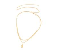Double brins gouttes d'eau Chaîne de taille Bijoux de corps Design élégant pour fête des femmes Tenue d'usure Chaîne double couche réglable, taille unique, Comme décrit, Comme décrit