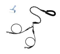 Double Bungee Dog Leash,360° Swivel No Tangle Leash 2/3 Dogs,2/3 Dog leashs no Tangle Heavy Duty,Safe Comfy for Large Medium Dogs for Running Walking Training