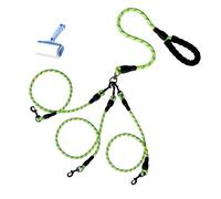 Double Bungee Dog Leash,360° Swivel No Tangle Leash 2/3 Dogs,2/3 Dog leashs no Tangle Heavy Duty,Safe Comfy for Large Medium Dogs for Running Walking Training
