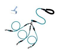 Double Bungee Dog Leash,360° Swivel No Tangle Leash 2/3 Dogs,2/3 Dog leashs no Tangle Heavy Duty,Safe Comfy for Large Medium Dogs for Running Walking Training