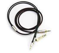 Double câble adaptateur de rechange de 2,5 mm vers 3,5 mm et 6,3 mm compatible avec casque Monolith M1060, M1060C, M565, M565 1,2 m