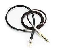 Double câble adaptateur de rechange de 2,5 mm vers 3,5 mm et 6,3 mm compatible avec les casques Monolith M1060, M1060C, M565, M565 2 m