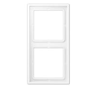 Double cadre LS blanc mat (référence : JUNG LS982WWM)