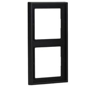 Double cadre LS noir mat (référence : JUNG LS982SWM)