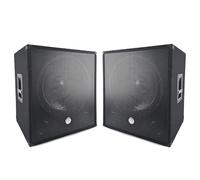 Double Caissons de Basse Subwoofer 15" Passif BM Bmsonic BMS-SUB15-P - 800W Max - Boomer 38cm - Speakon + Jack 6,3 mm