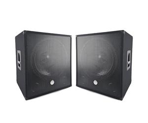 Double Caissons de Basse Subwoofer 15" Passif BM Bmsonic BMS-SUB15-P - 800W Max - Boomer 38cm - Speakon + Jack 6,3 mm
