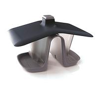 Double canard amusant birdyfeed double plastique double en pierre grise 28 (long) x 18.5 (largeur) x 17.3 (hauteur) cm