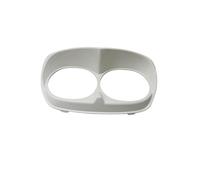 Double carénage de phare de moto - Coque en plastique ABS pour Harley Road Glide FLTR FLTRX FLTRU 1998-2013 (blanc)