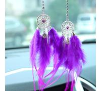 Double carillon éolien mini attrape-rêves intérieur de voiture pendentif décoration A8q6 suspensions de rétroviseur de voiture multi accessoires