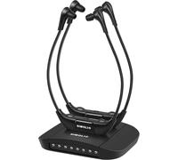 Double Casque Tv Sans Fil Pour Séniors, 3 Préréglages De Tonalité, Volume Séparé, 15 Heures Batterie, Contrôle Balance, Son Ambiant,Combiné Émetteur/Chargeur,Compatible Avec La Plu[J1163]