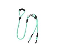 Double ceinture pour chien | Laisse de promenade pour deux animaux domestiques, équipement de sécurité rotatif à 360 ° pour animaux de compagnie lors de randonnées, traversées de rivière, course de
