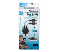 Double chargeur + Câble pour Wii U