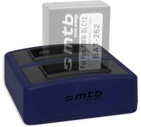 Double Chargeur Compact (Usb) Pour Dmw-Blc12 Blc12E/Leica Bp-Dc12/Sigma Bp-51-Cable Micro Usb Inclus