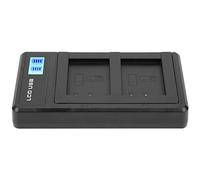 Double Chargeur D'appareil Photo pour NP BX1 Chargez Deux Batteries Simultanément Écran LCD Léger et Portable avec Interface USB pour la Photographie de Voyage et D'extérieur