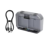 Double chargeur de batterie simultané avec technologie de charge rapide et fermeture pour caméras Action 5Pro/4/3 Double chargeur USB pour caméras d'action