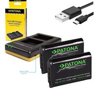 Double chargeur de batterie Sony NP-BX1 USB+2x 1090 mAh