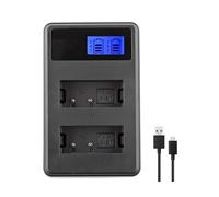 Double chargeur LCD compatible avec batterie Canon 2X LP-E17 anti-mémoire LC9106