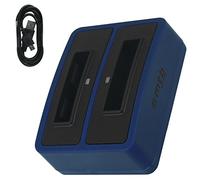 Double Chargeur (Micro-USB) Compatible avec Drift HD (1080p), HD170 (Stealth), HD720 / Compatible avec Toshiba Camileo H20 ... / Compatible avec Ricoh Caplio RR10 UVM... Voir descriptif