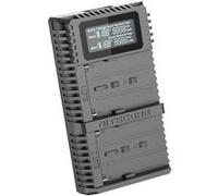 Nitecore Chargeur USB USN3 - Double fente pour batteries Sony NP-F - Écran LCD
