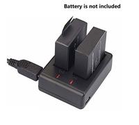 Double chargeur pour caméra d'action sportive EKEN H9 H9R H3R H8PRO H8R pro SJCAM SJ4000 SJ5000 Sport Mini DV Bateria, 2x1050Mah