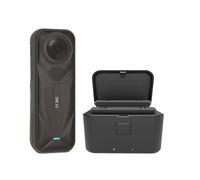 Double chargeur pour Insta360 X5, station de charge rapide pour batteries, support de batterie compact en ABS pour accessoires d'appareil photo Insta360 X5