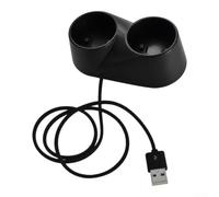Double chargeur pour PS4 pour VR 12 x 7 cm Fast Power Dual pour | Deux emplacements dédiés, alimentation efficace, garde les manettes prêtes à l'emploi, empreinte compacte