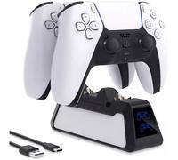 Double Chargeur Rapide Station de Rechargement pour Manette sans fil PS5 Chargeur de manette pour PS5 Accessoires