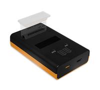 Double Chargeur (réseau, USB, avec LCD) Compatible avec Osmo AB1 pour DJI Osmo Action Sportscam - avec Bloc d'alimentation USB 2A (2 Batteries Rechargeables simultanément).