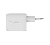 Belkin Chargeur secteur double USB-C GaN 45W blanc
