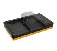 Double Chargeur (Secteur, USB) pour Panasonic DMW-BLF19, Lumix DC-GH5 (M/EGK) / DMC-GH3 (A/H), GH4 (A/H/R/U) / Sigma BP-61, SD Quattro (H) / Bloc d'alimentation 2 ampère (2A) Inclus