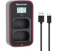 Double Chargeur USB à écran LCD Intelligent pour Canon LP-E6,LP-E6N and Canon EOS 5DS R, EOS 5DS, EOS 5D Mark IV, EOS 5D Mark III, EOS 5D Mark II, EOS 6D, EOS 7D, EOS 7D Mark II