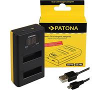 Double Chargeur USB-C USB Micro PATONA DJI OSMO Action Cam Ab1 P01-Li-Io