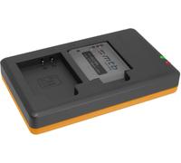 Double Chargeur (Usb) Compatible Avec Np-Bk1 / Sony Dsc-S750, S780, S950, S980, W180, W190, W370, Bloggie, Webbie... - Avec Câble Micro Usb (2 Batteries Rechargeables Simultanément)[Z906]