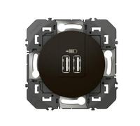 Double chargeur 2 x USB Type A - Dooxie - noir LEGRAND
