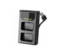 Nitecore Chargeur double pour Sony NP-FW50 avec écran LCD