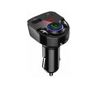 Chargeur voiture USB A+C - Bigben - 25W - Transmetteur FM - Noir - Mains libres