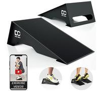 Double Circle Squat Wedge - Professional Squat Ramp for Weightlifting and Fitness - Squat Platform for Heel Elevated Squats and Calf Raises - Heavy-Duty Anti-Slip Squat Blocks